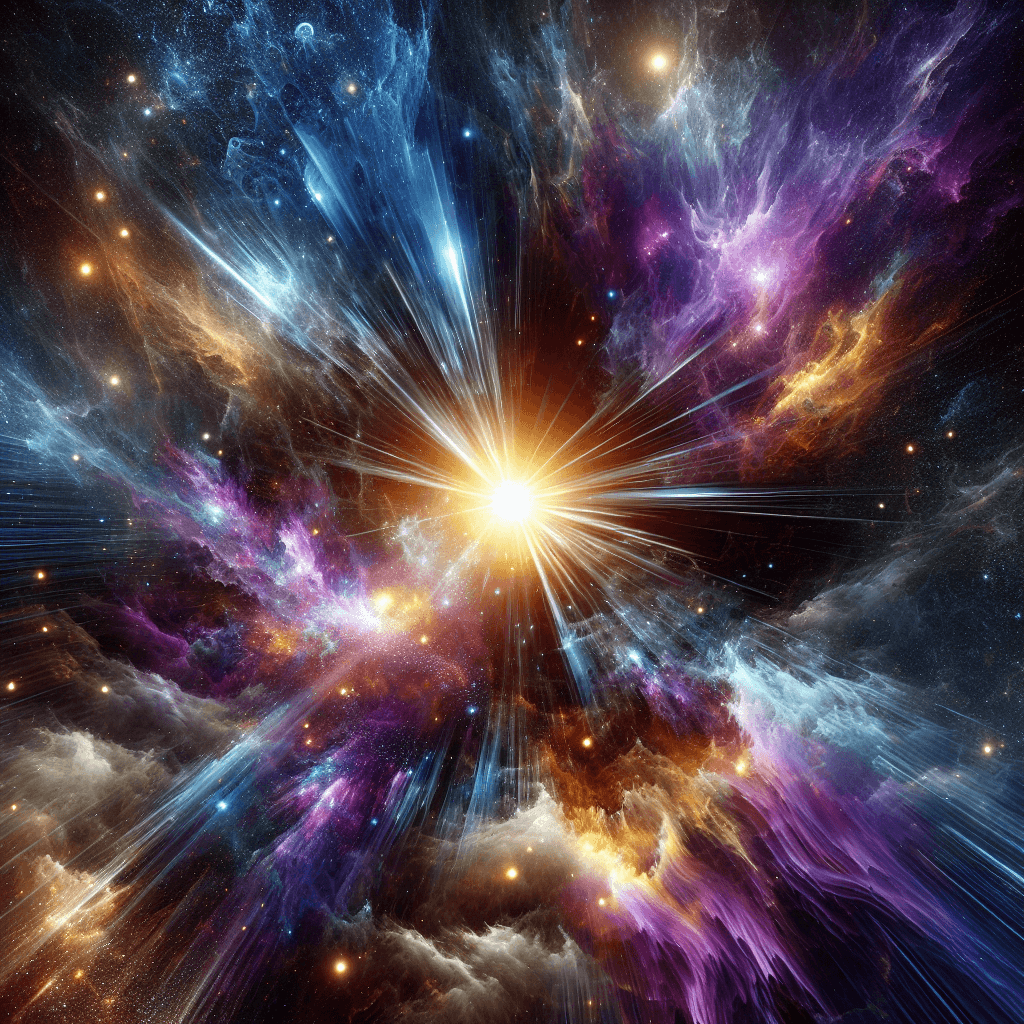 Cosmic Starburst Phenomenon Paint By Numbers