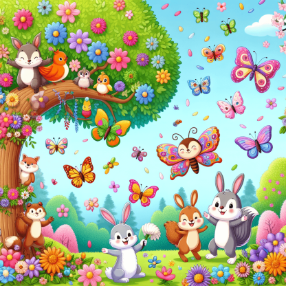 Dazzling Garden Festival Paint By Numbers Kits
