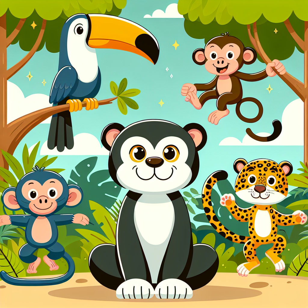 Fantasy Jungle Friends Paint By Numbers Kits