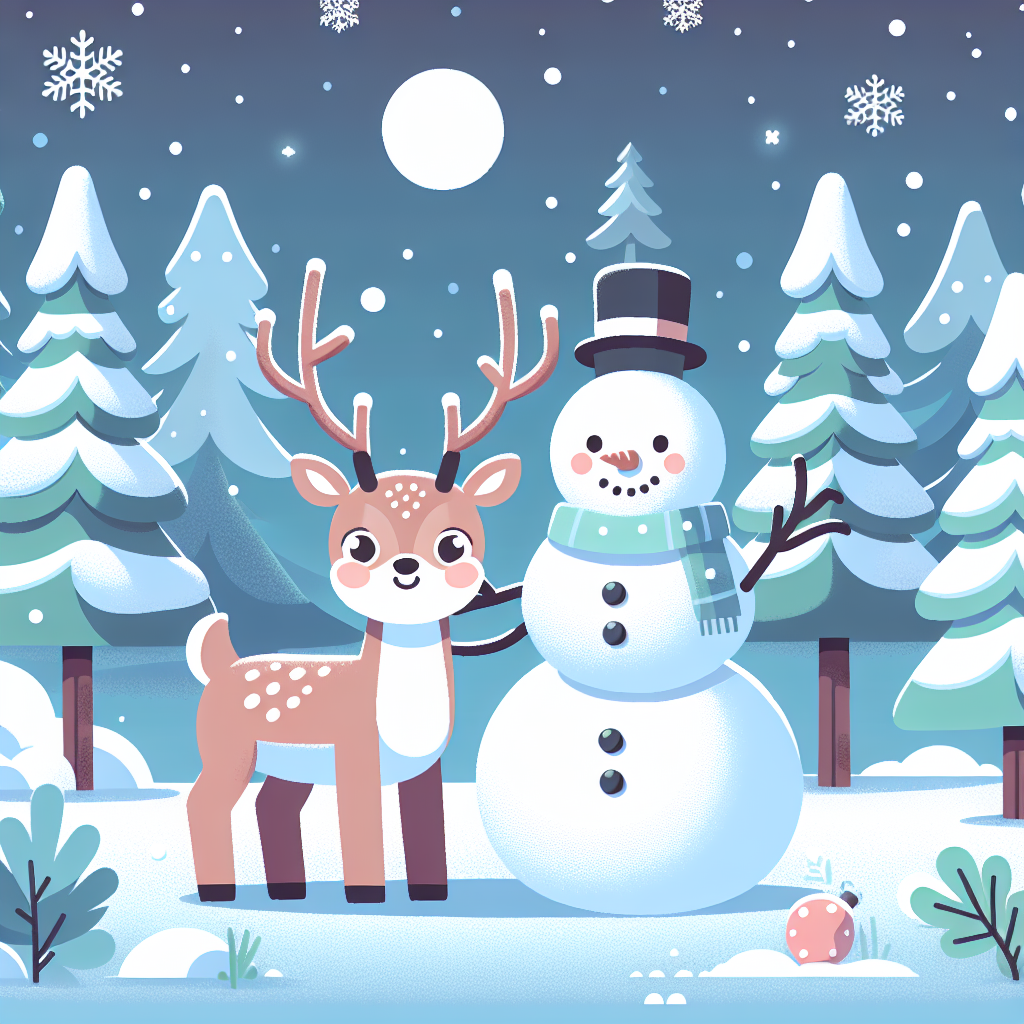 Snowflake Forest Paint By Numbers