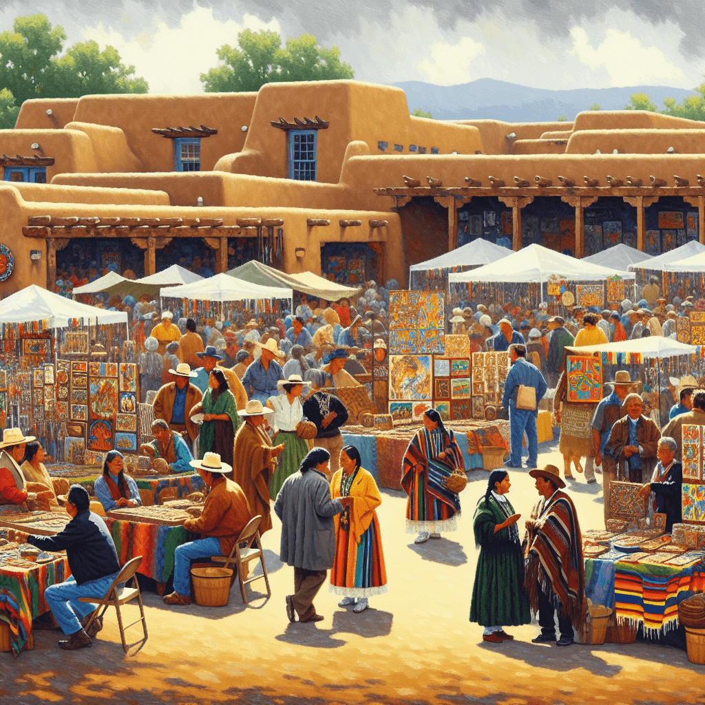 Santa Fe Indian Market - USA Paint By Numbers