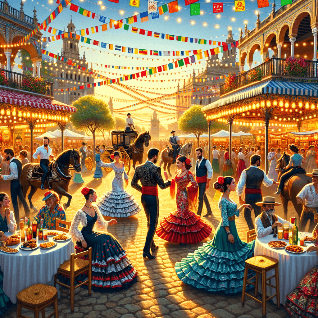 La Feria De Abril - Spain Numbered Painting Kits