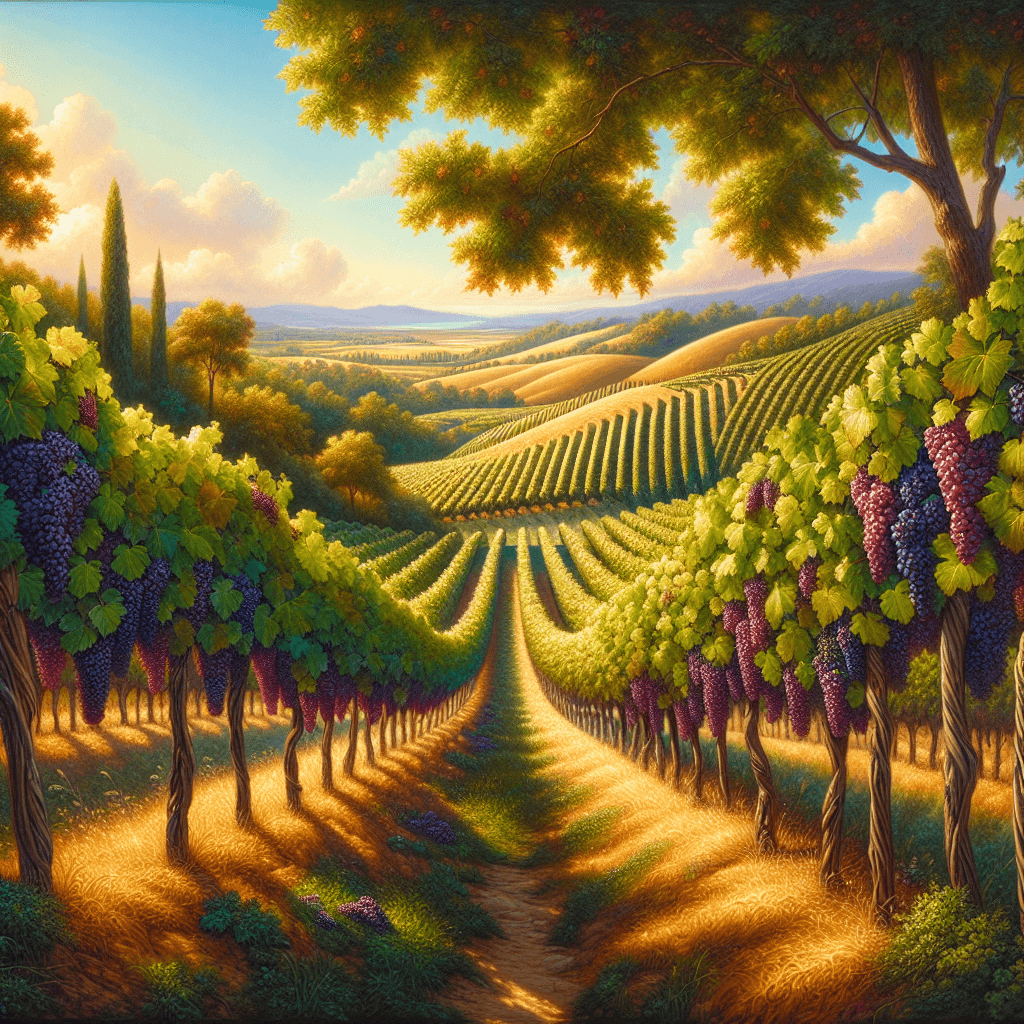 Aromas Of The Vineyard Painting Number Kit
