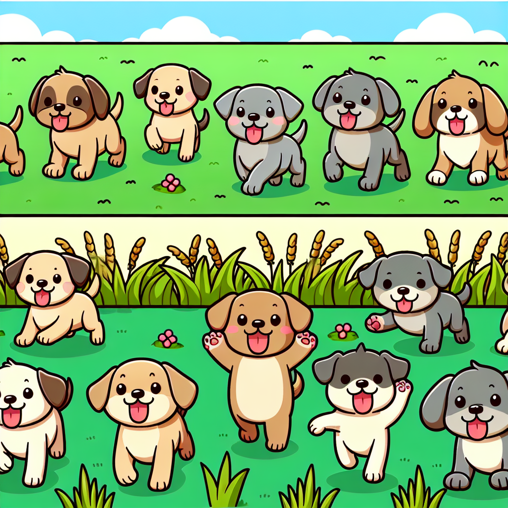 Pawsitive Puppy Parade Painting Number Kit