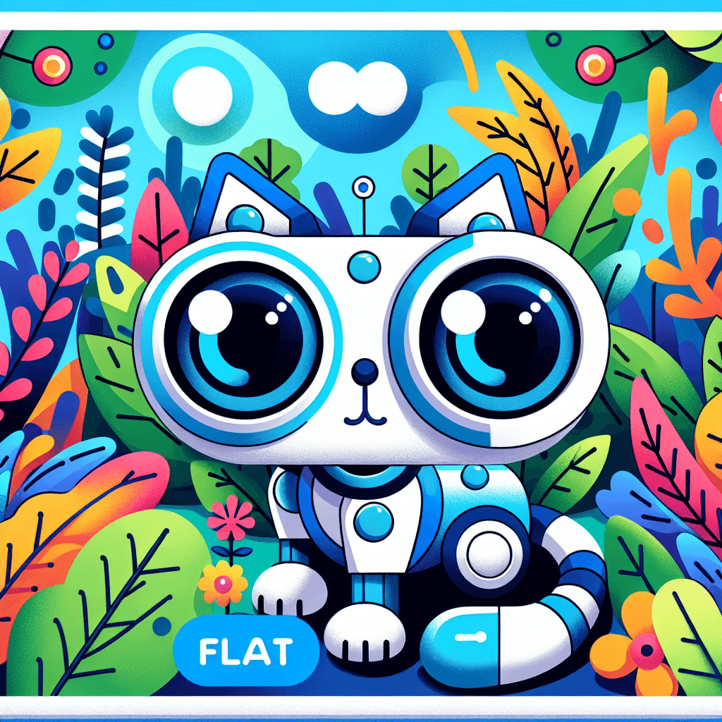 Curious Little Robot Cat Paint By Numbers Kits