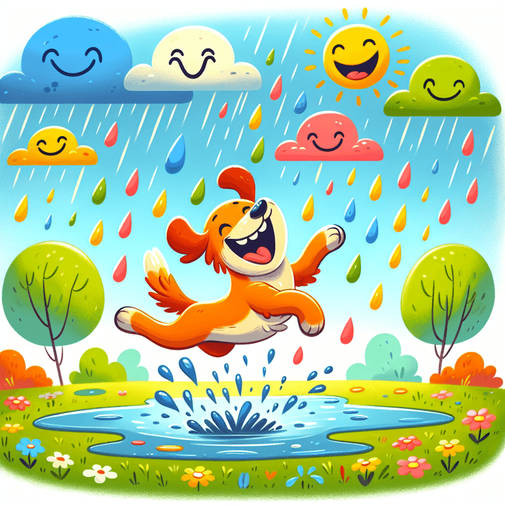 Joyful Rainy Days Paint By Number