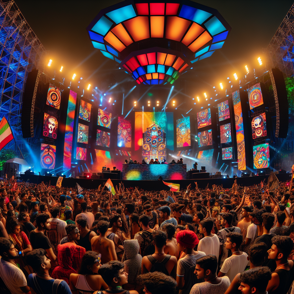 Kingfisher Ultra Music Festival Paint By Color