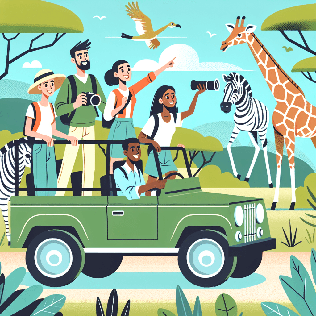 Safari Explorers' Trek DIY Paint By Numbers