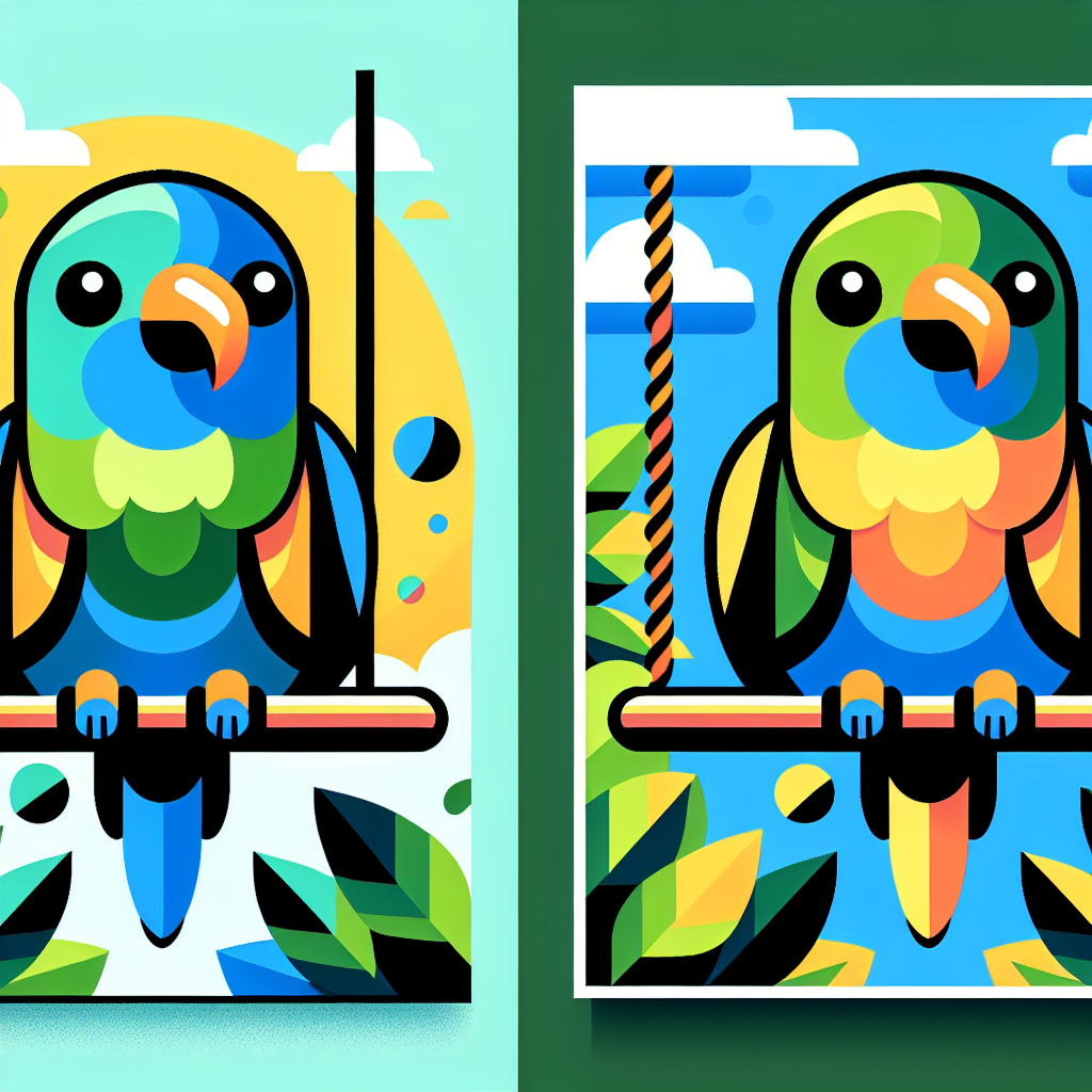 Peppy Parakeet Paint By Numbers Art