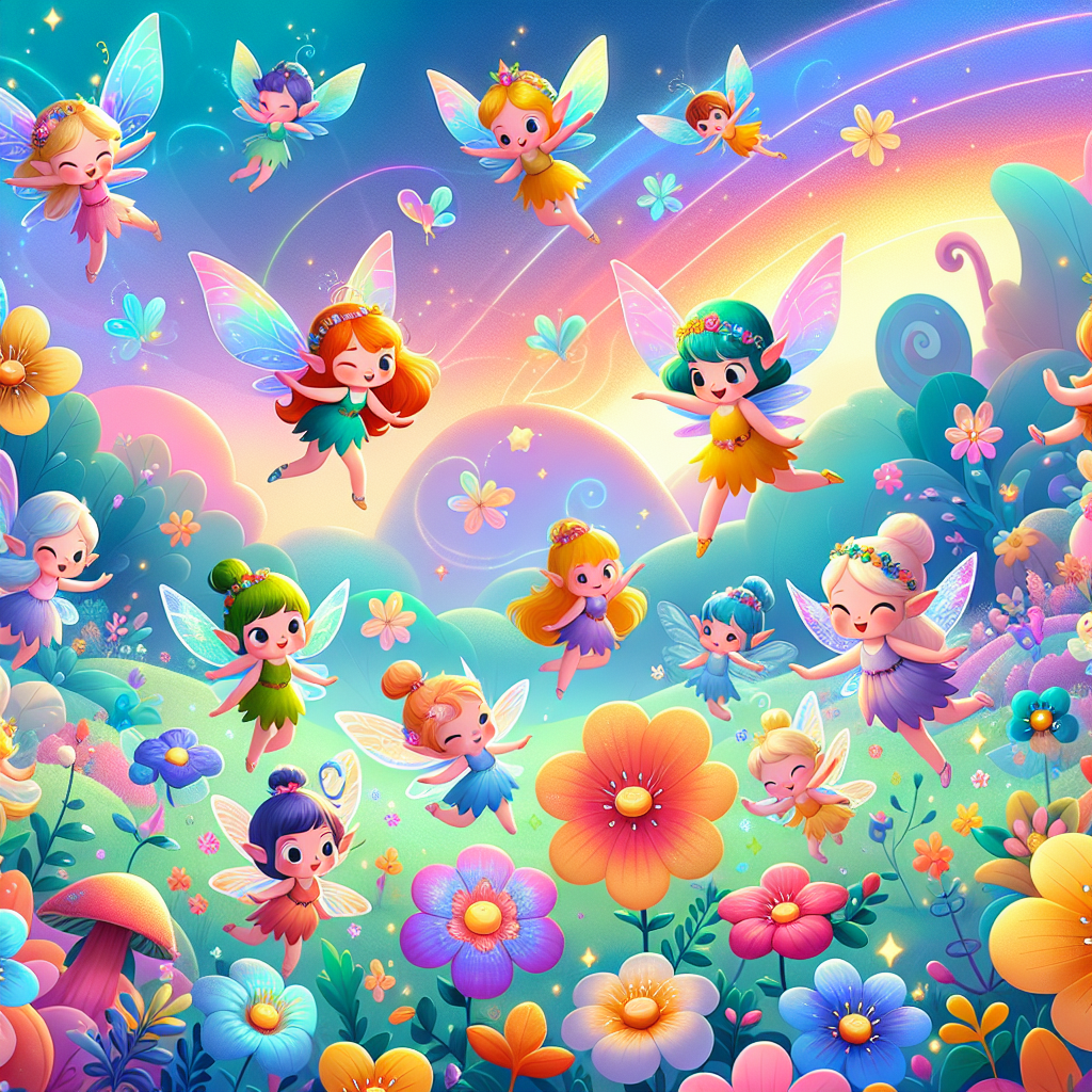 Magical Meadow Fairies Paint By Numbers