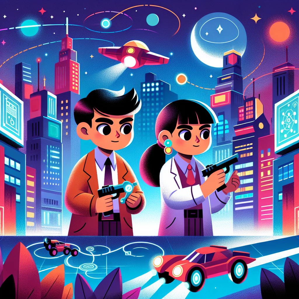 Intergalactic Detective Bureau Painting Number Kit