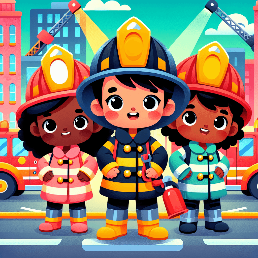 Little Firefighter Brigade Painting By Numbers Kit