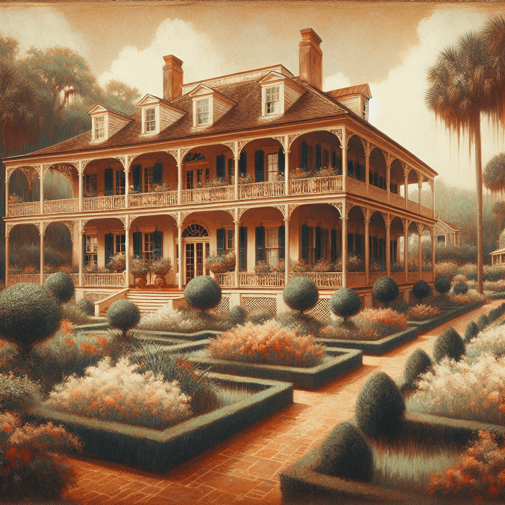 Southern Plantation Charm Paint By Numbers Art