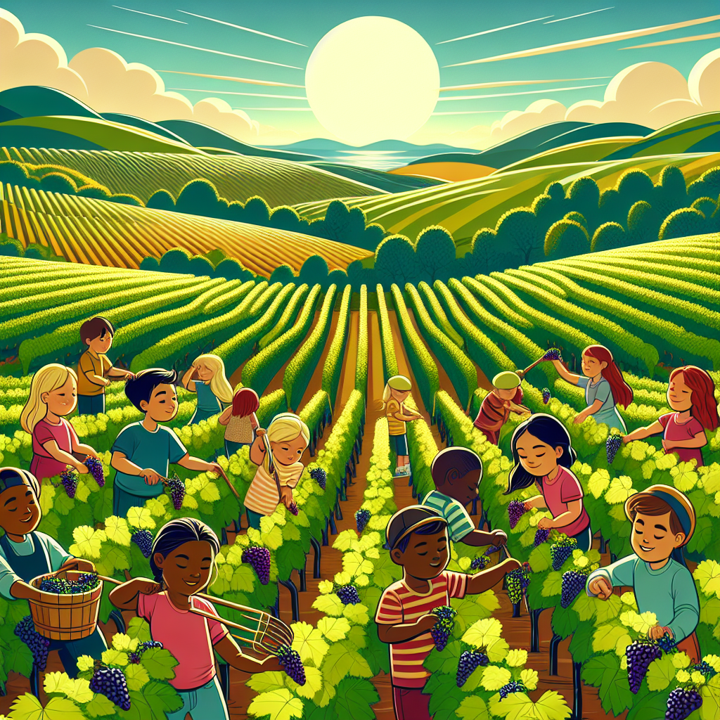 Vivacious Vineyard Visit Paint By Number