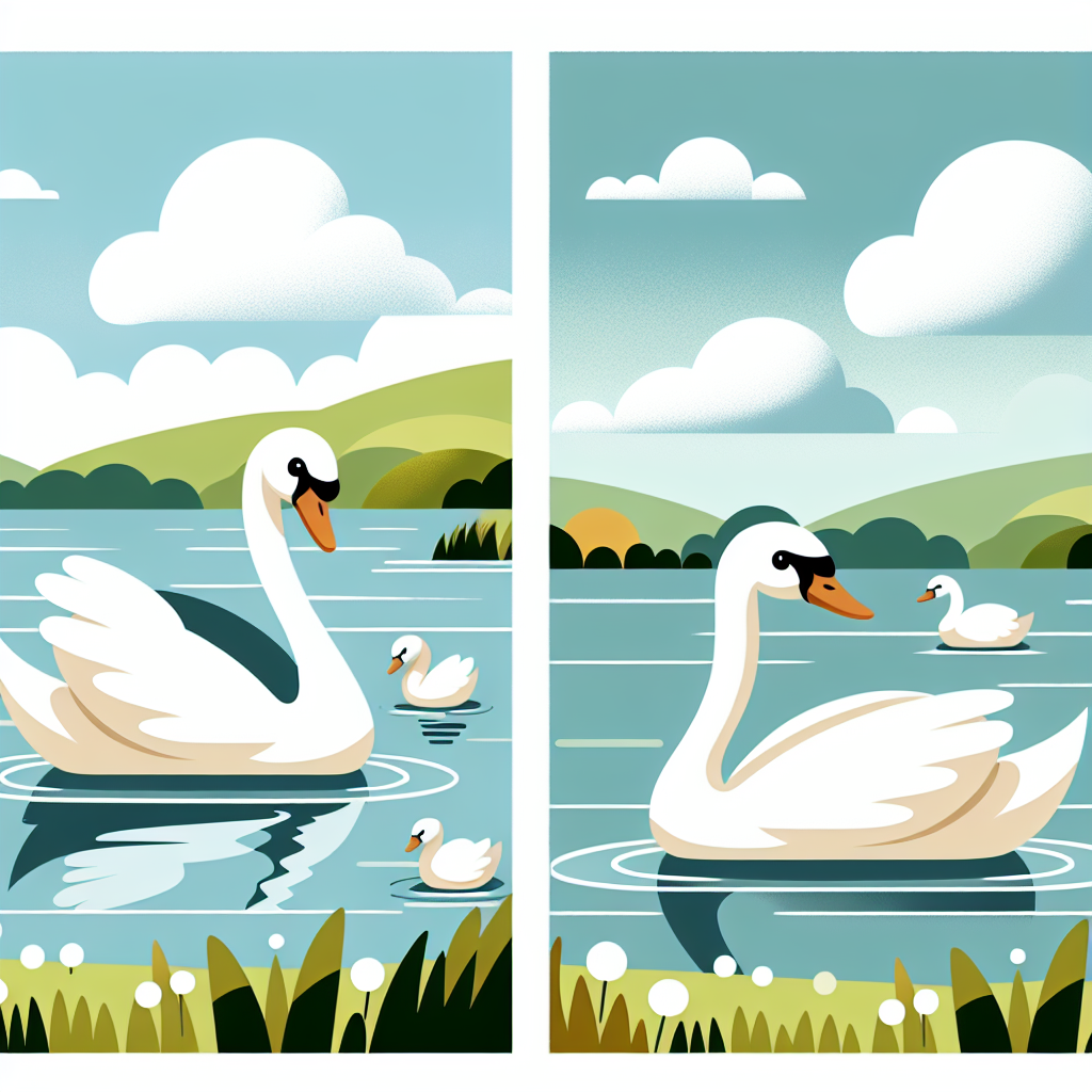 Serene Swans On The Lake Paint By Numbers