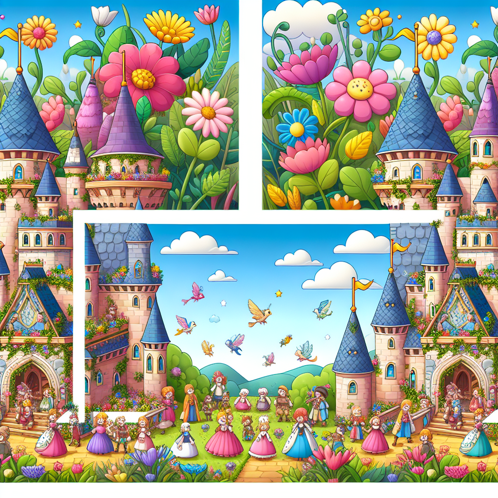 Charming Magical Castle Paint By Numbers Art