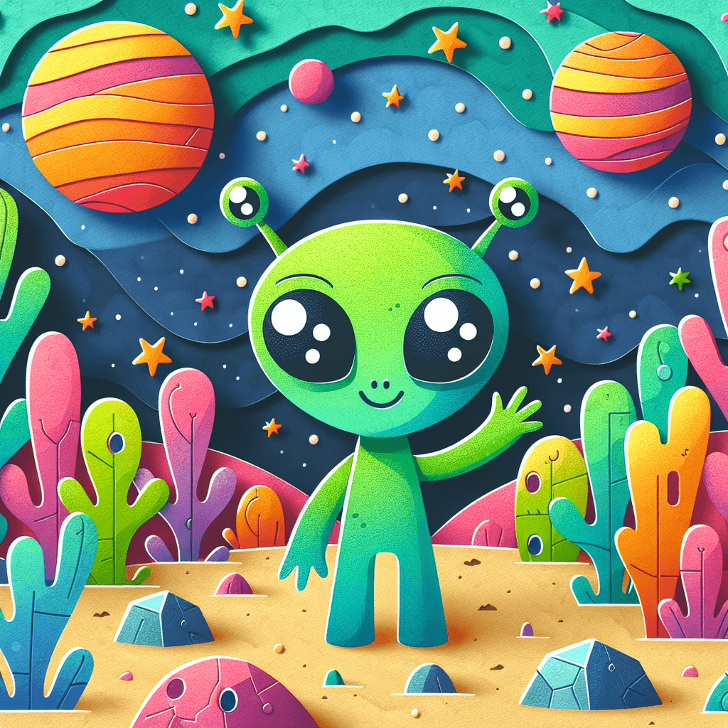 Alien World Paint By Numbers