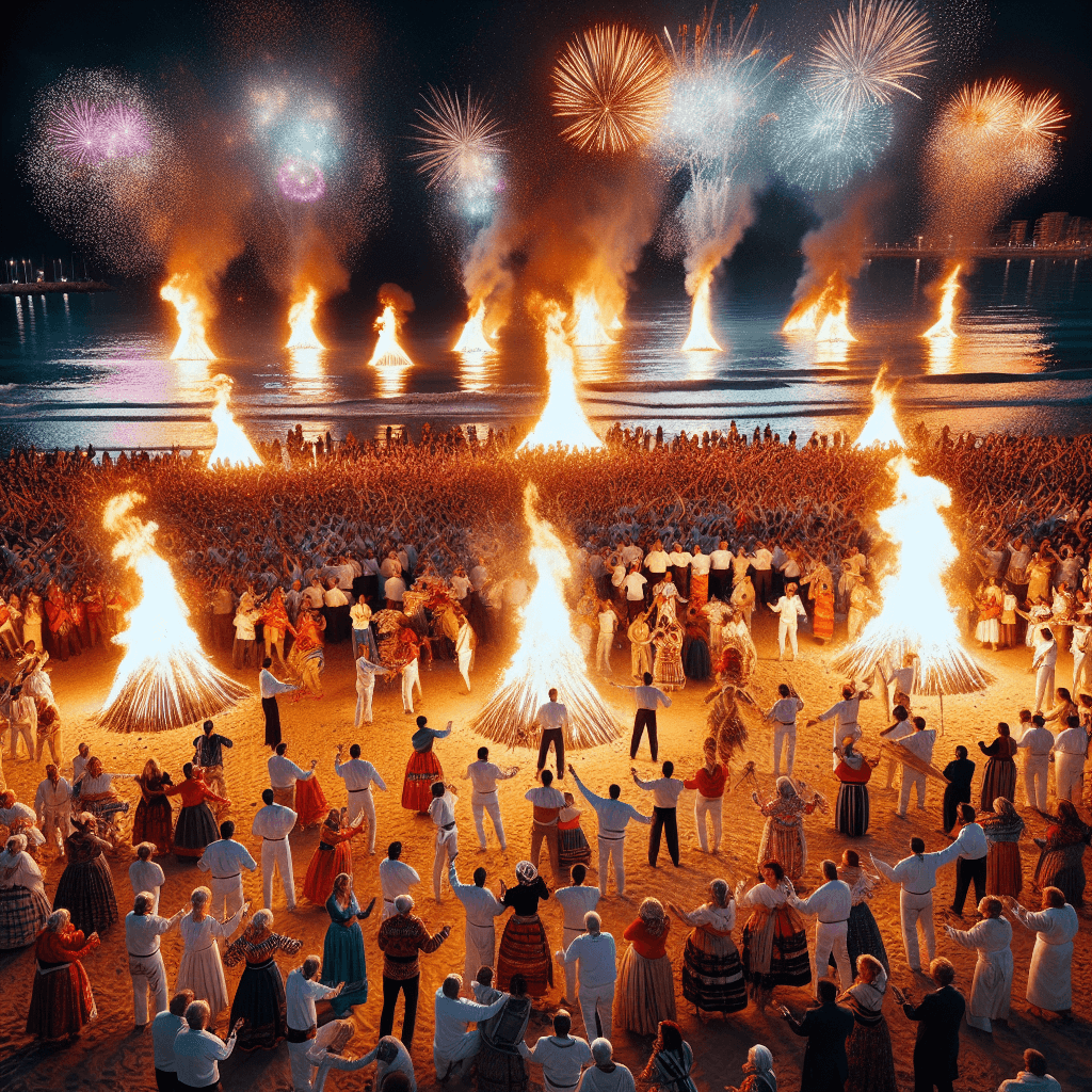 Festival Of San Juan - Spain Paint By Numbers Art