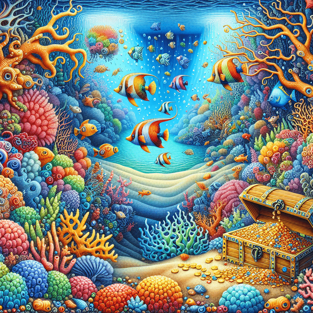 Undersea Fantasy Adventure Numbered Painting Kits