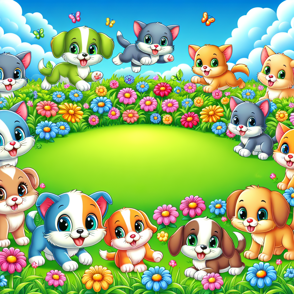 Adorable Kittens And Puppies Paint By Numbers Kits