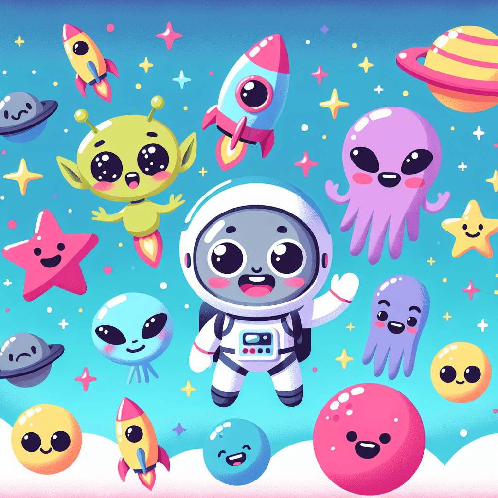 Space Adventure Pals Painting By Numbers Kit