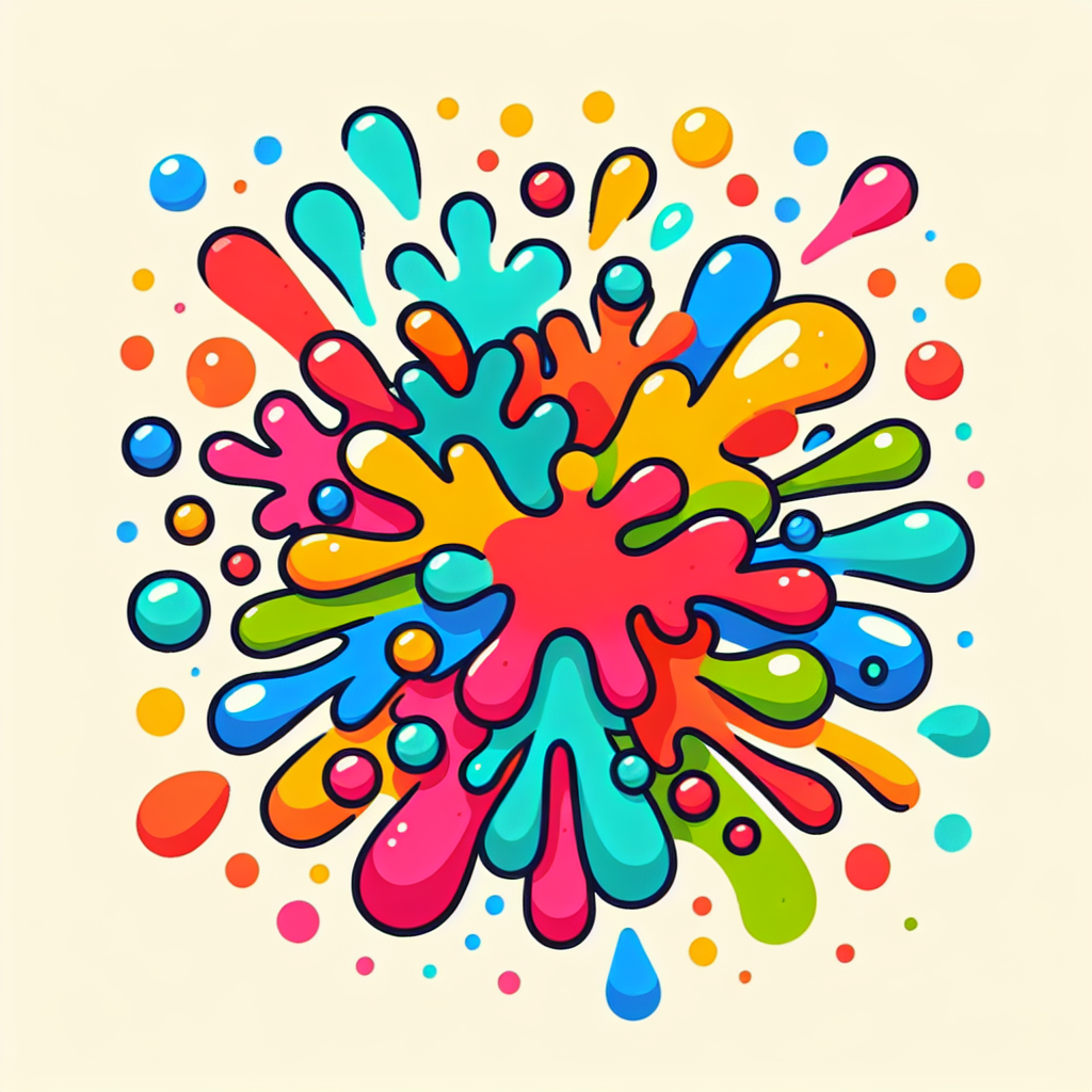 A Splash Of Color Paint By Numbers