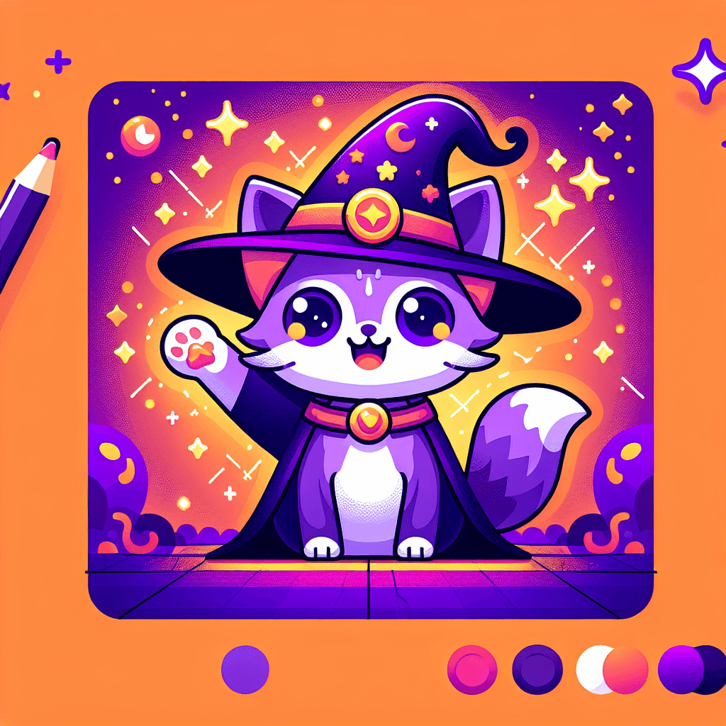 Silly Wizard Cat Paint By Numbers Kits