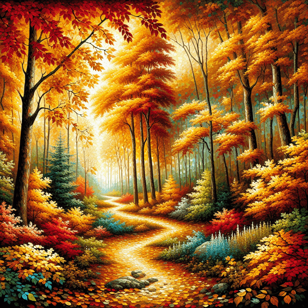 Autumn Equinox Symphony Paint By Number