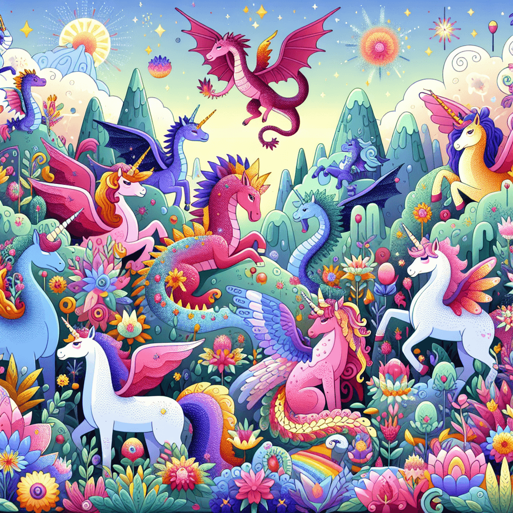 Enchanting Mythical Creatures Paint By Numbers Kits