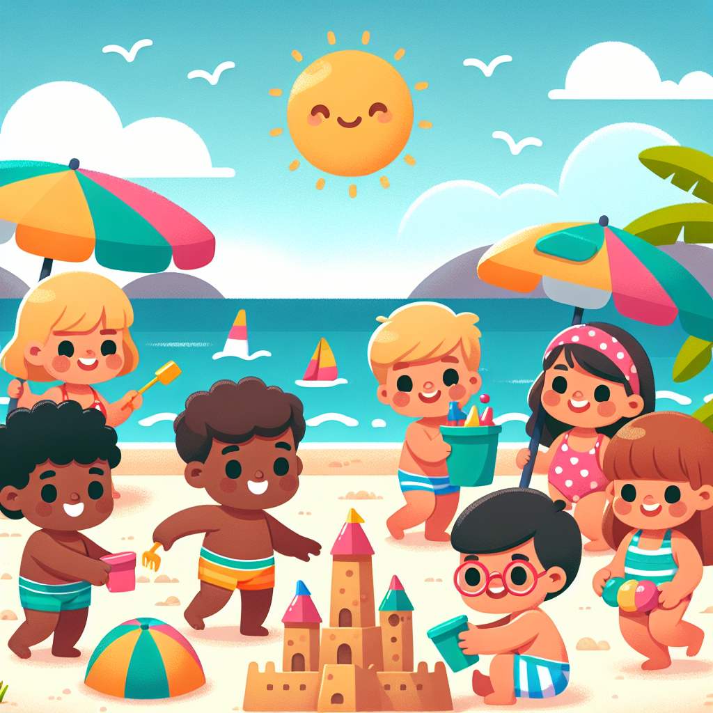 Colorful Beach Days Paint By Numbers Kits