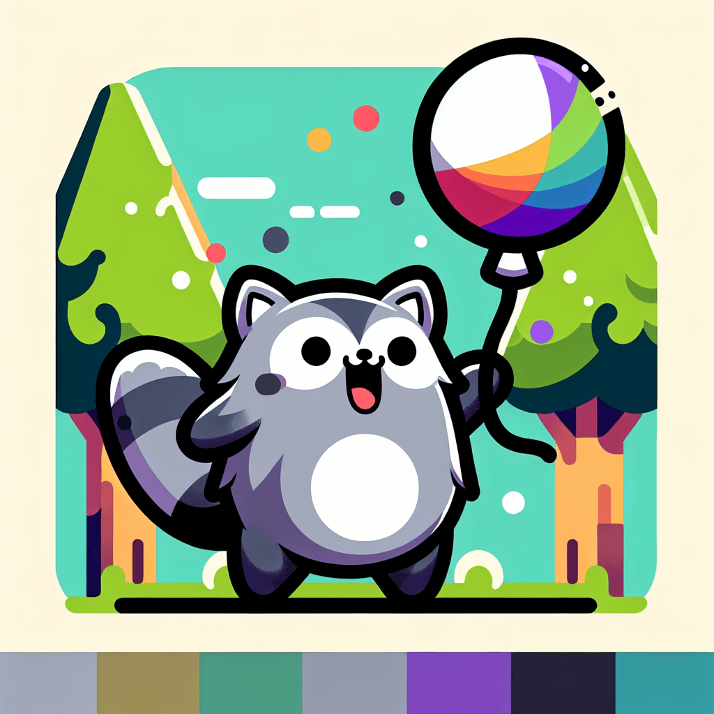 Energetic Raccoon Paint By Numbers
