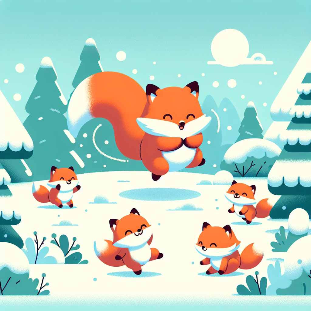 Fluffy Fox Frolic Painting Number Kit