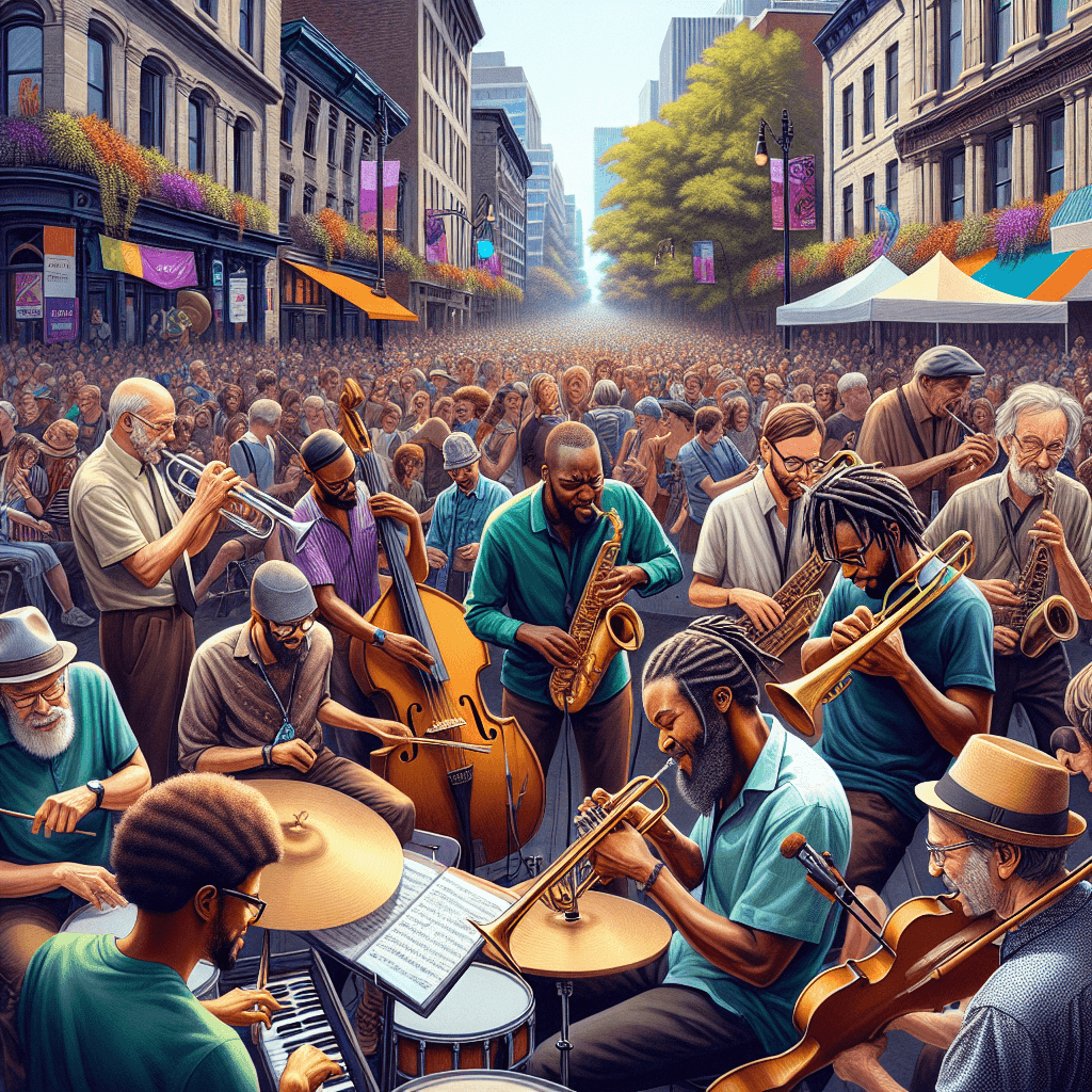 International Jazz Festival - Montreal, Canada DIY Paint By Numbers