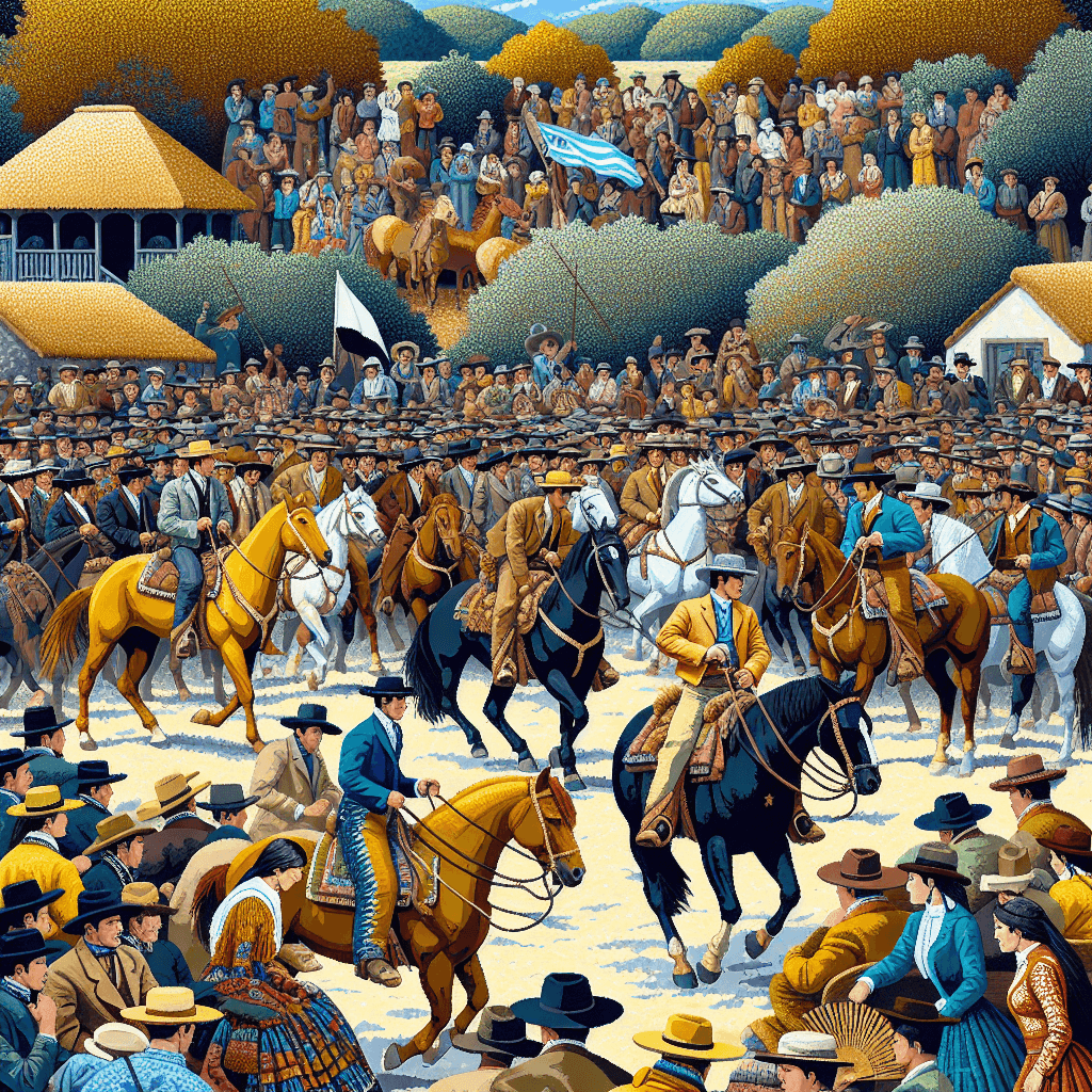 Fiesta De La Patria Gaucha - Tacuarembó, Uruguay Paint By Numbers Art