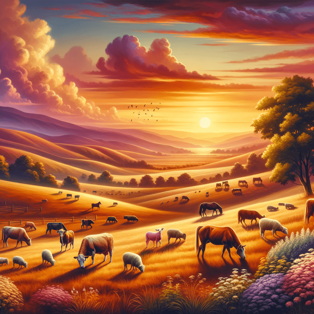 Pastoral Sunset Melody Paint By Numbers Kits