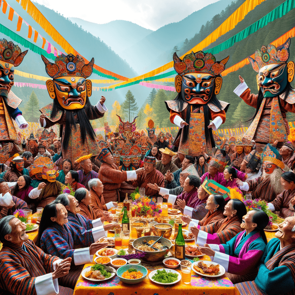 New Year Festival - Bhutan Number Painting