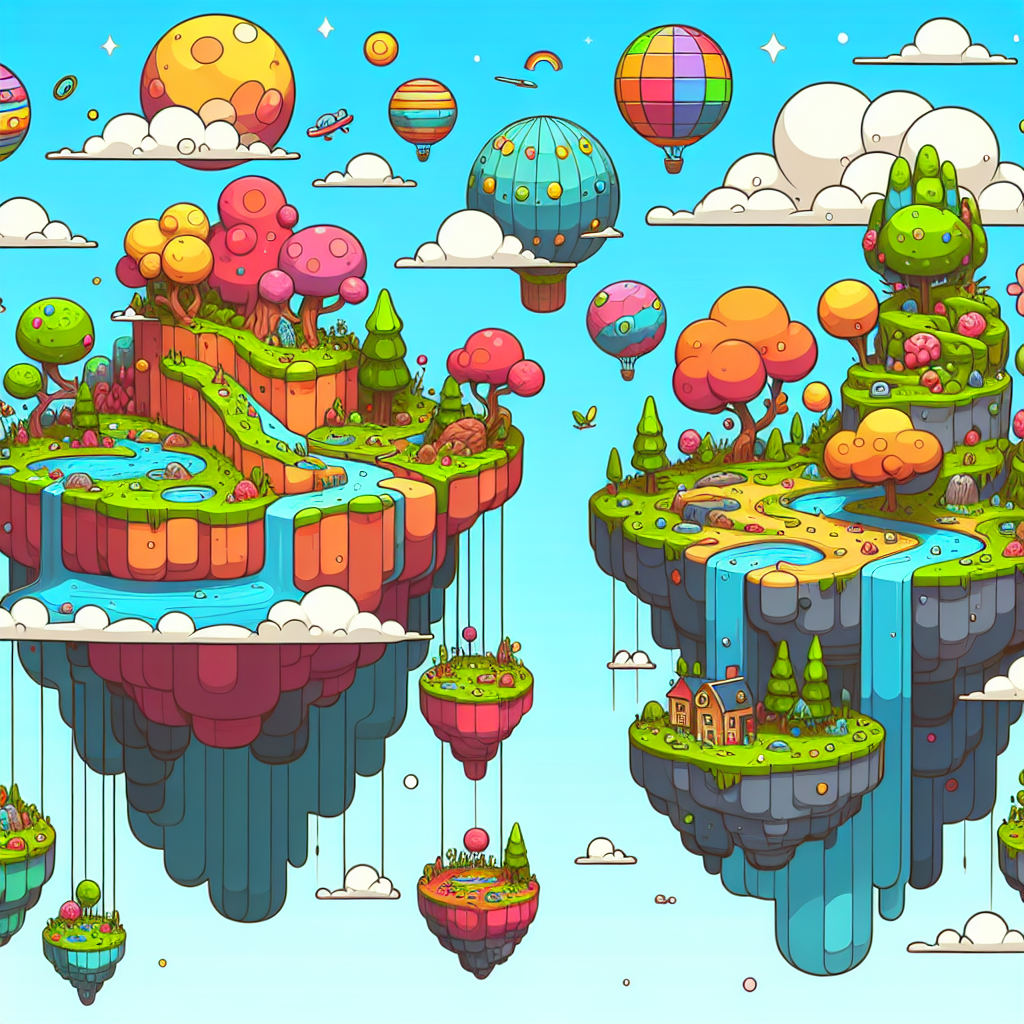 Floating Island Fantasies Paint By Number