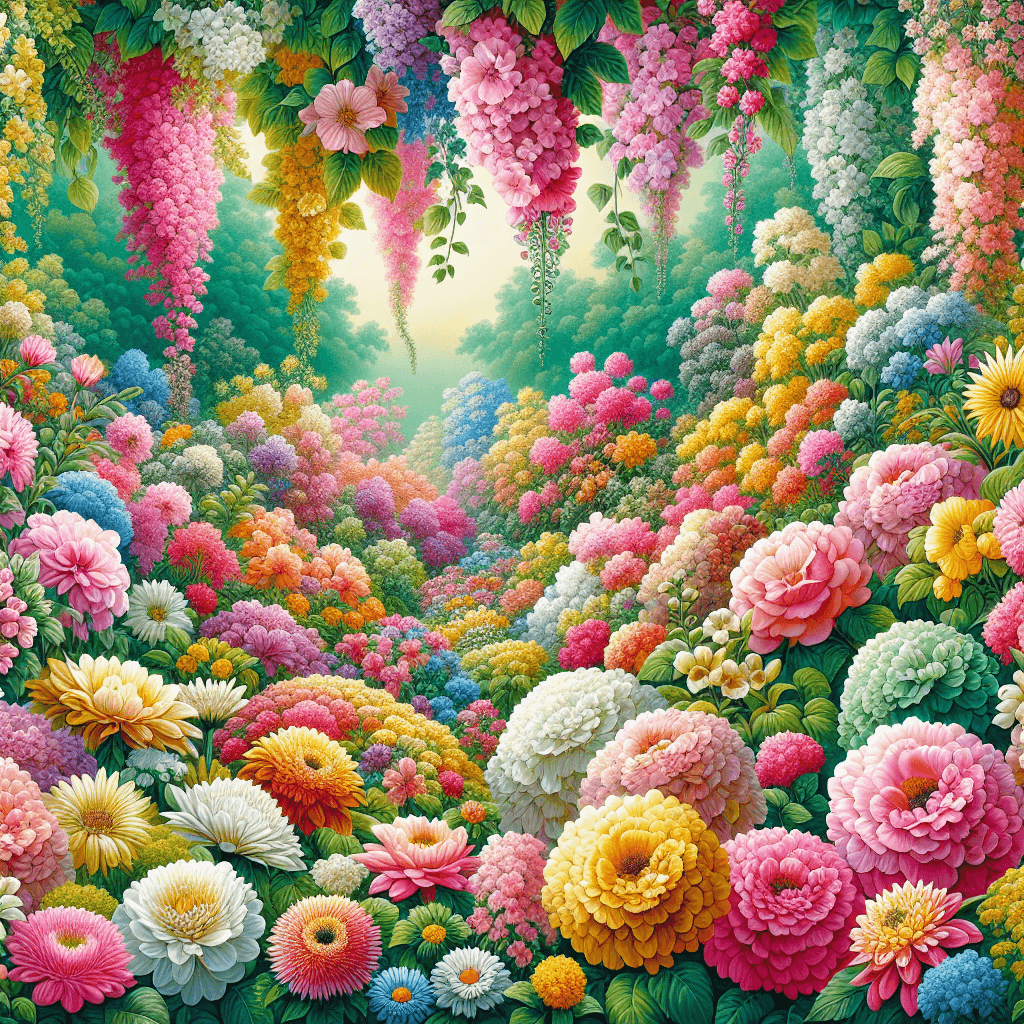 Gorgeous Floral Symphony DIY Paint By Numbers
