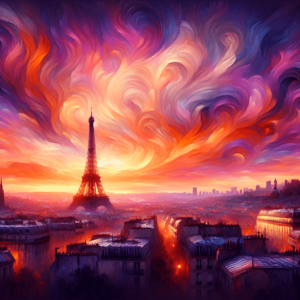 Twilight In Paris Paint By Color