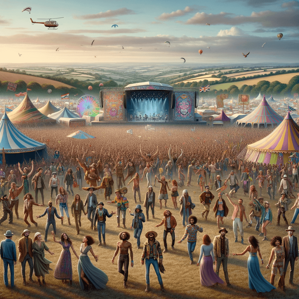 Glastonbury Festival - England Paint By Numbers Art