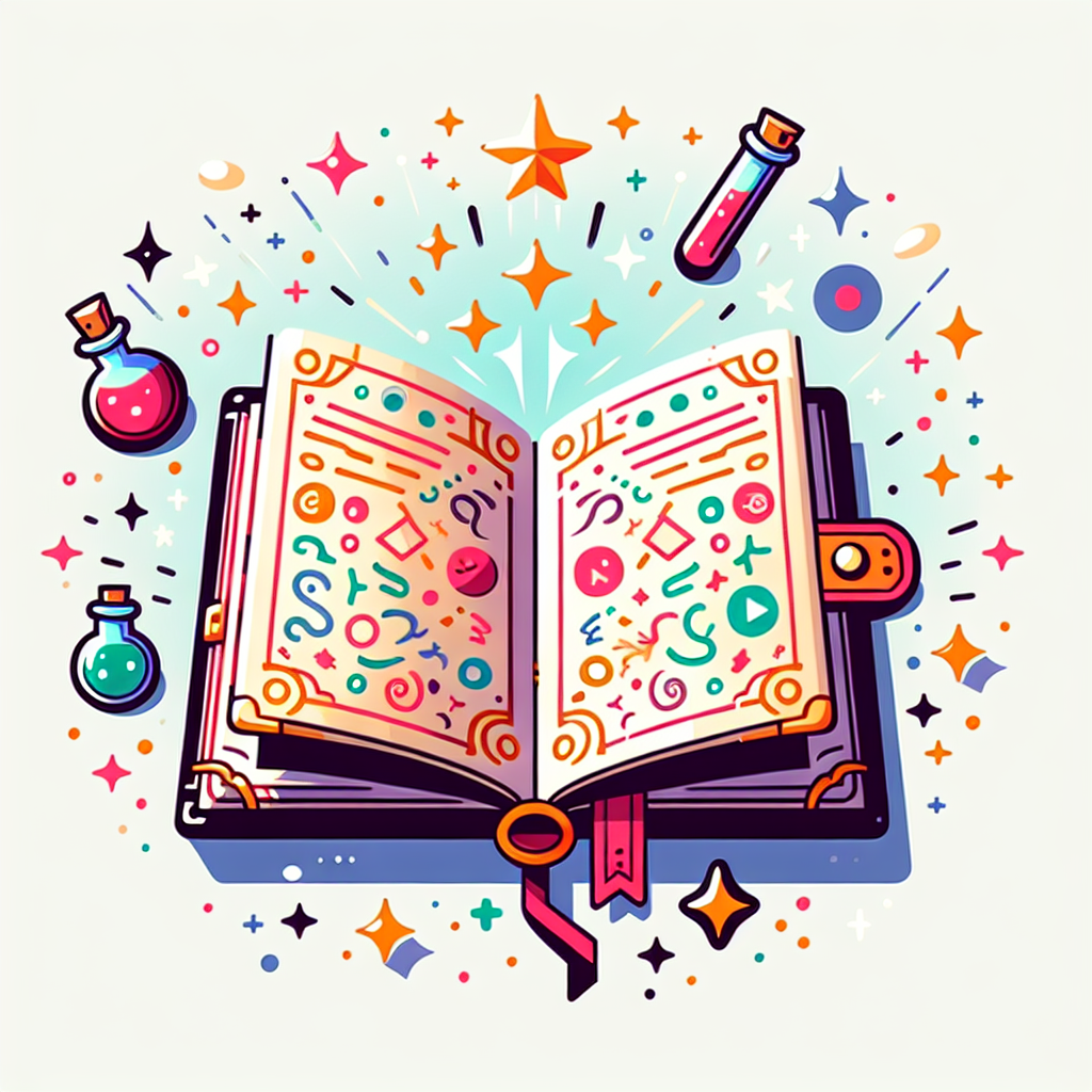 Whimsical Wizard's Spellbook Paint By Numbers Art