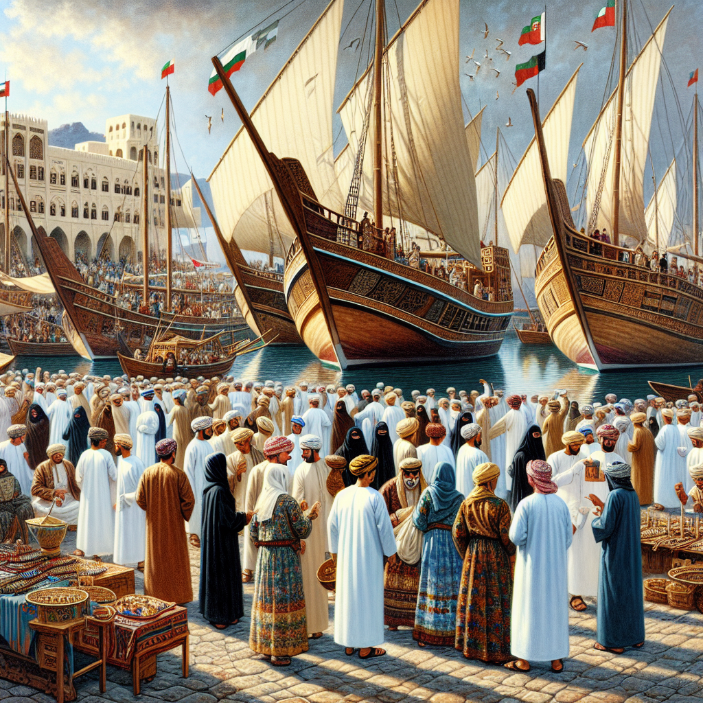 Oman Traditional Boat Festival - Muscat Number Painting