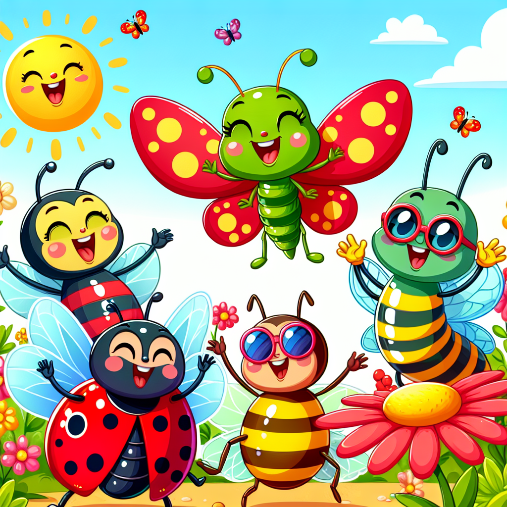 Whimsical Bug Adventure Paint By Numbers