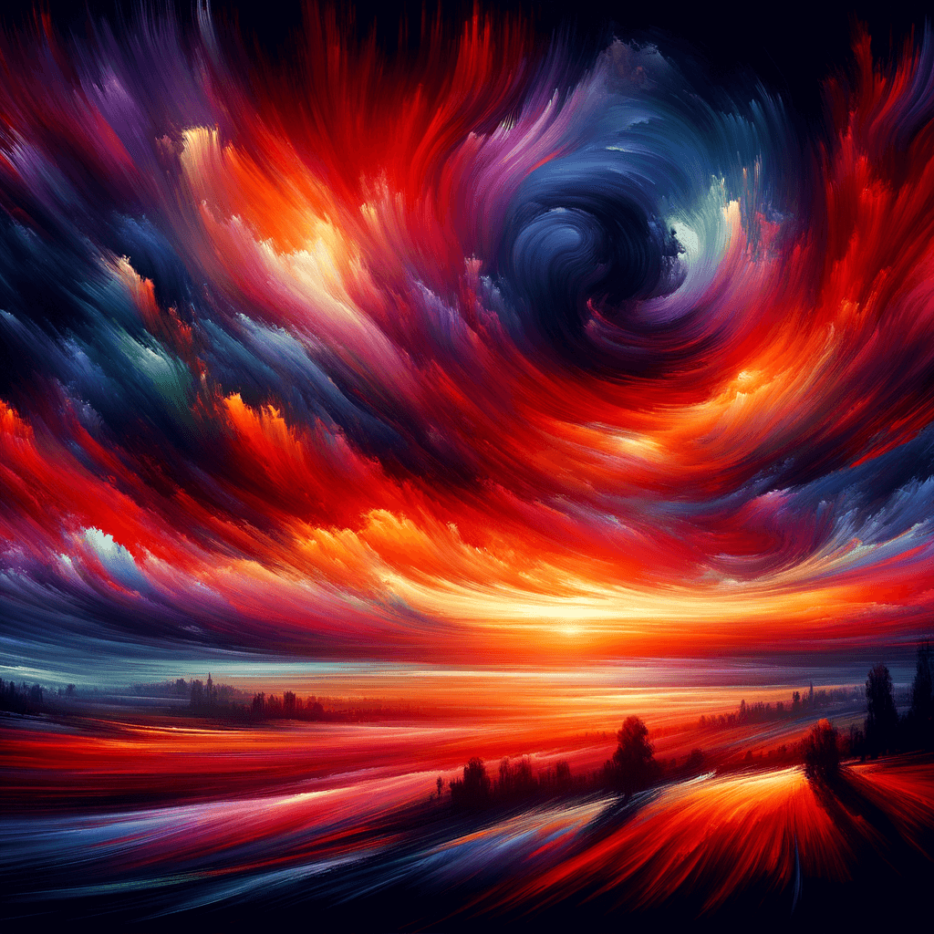 Fiery Sunset Horizon Paint By Numbers Kits