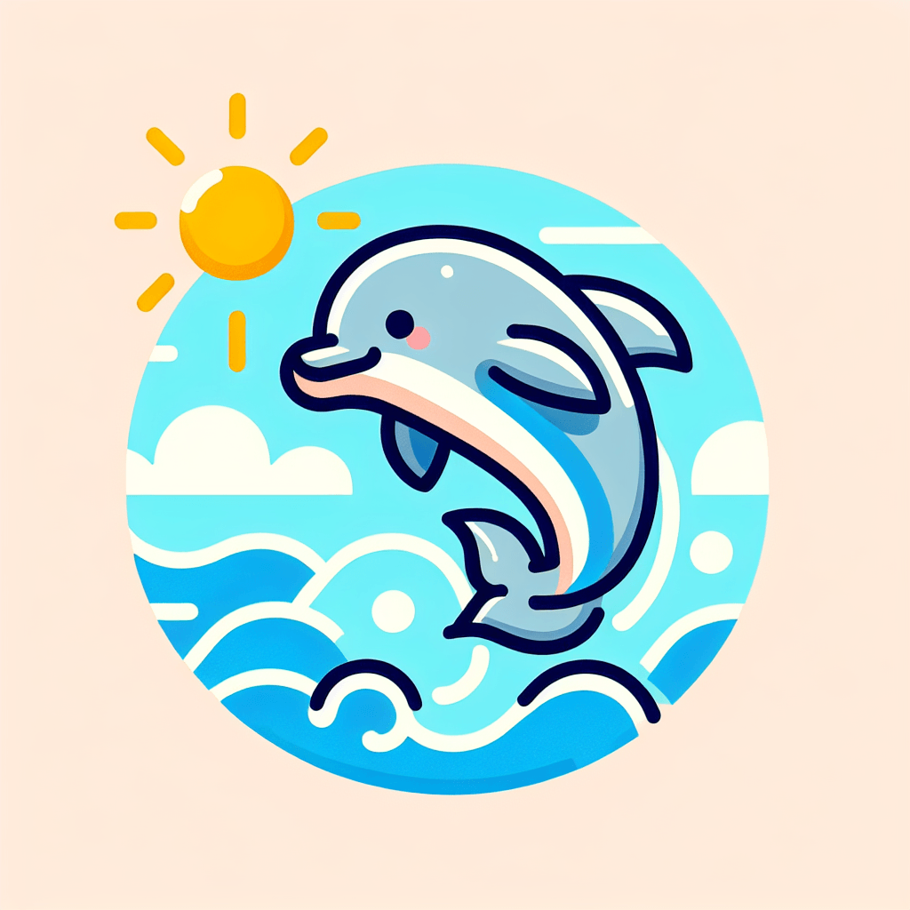 Sunny Day Dolphin Paint By Numbers Kits