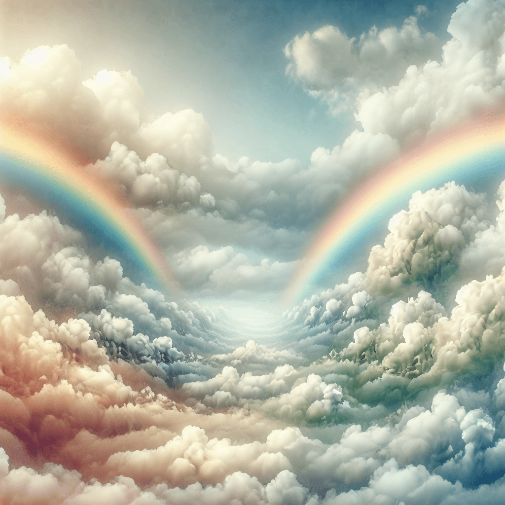 Dreamy Cloudscape For Kids Number Painting