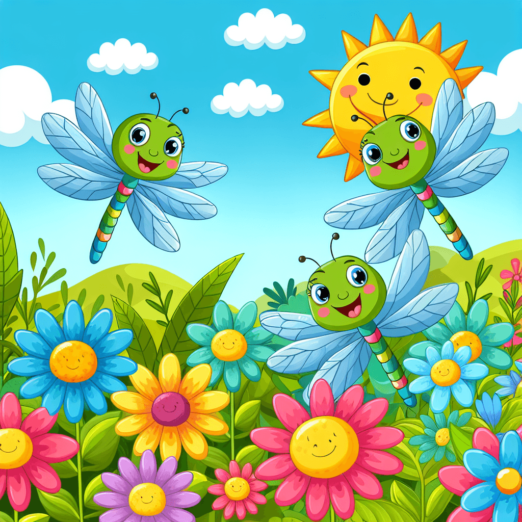 Adventurous Dragonflies Numbered Painting Kits