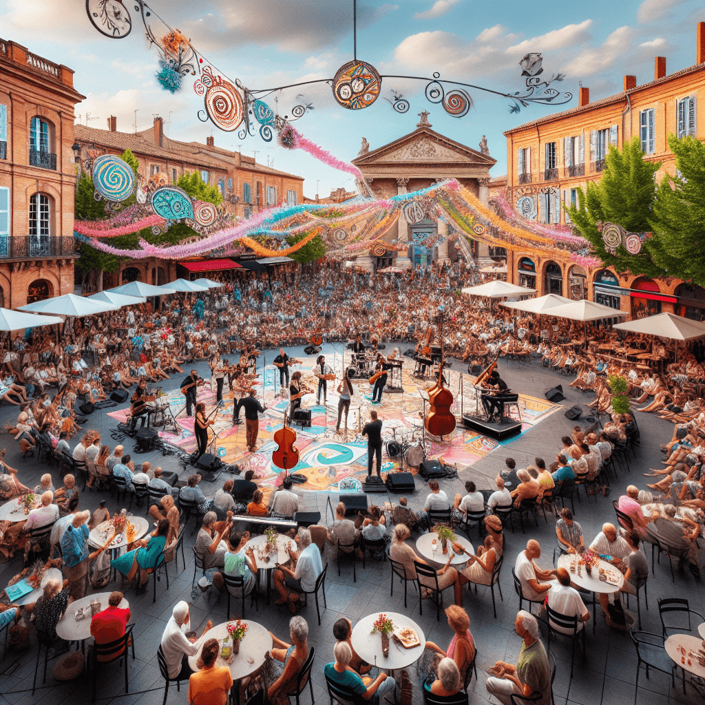 Toulouse Summer Festival - France Numbered Painting Kits