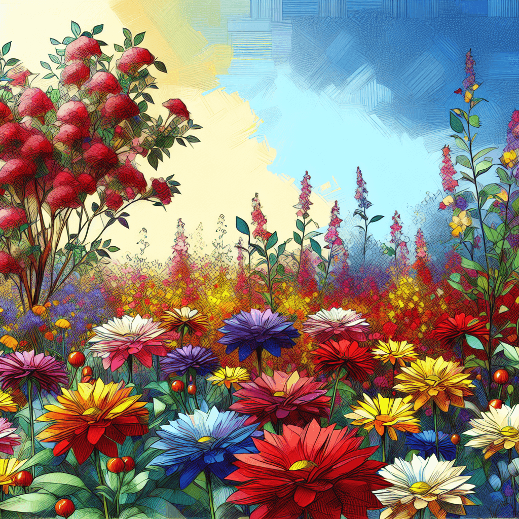 Joyful Garden Stroll Painting Number Kit