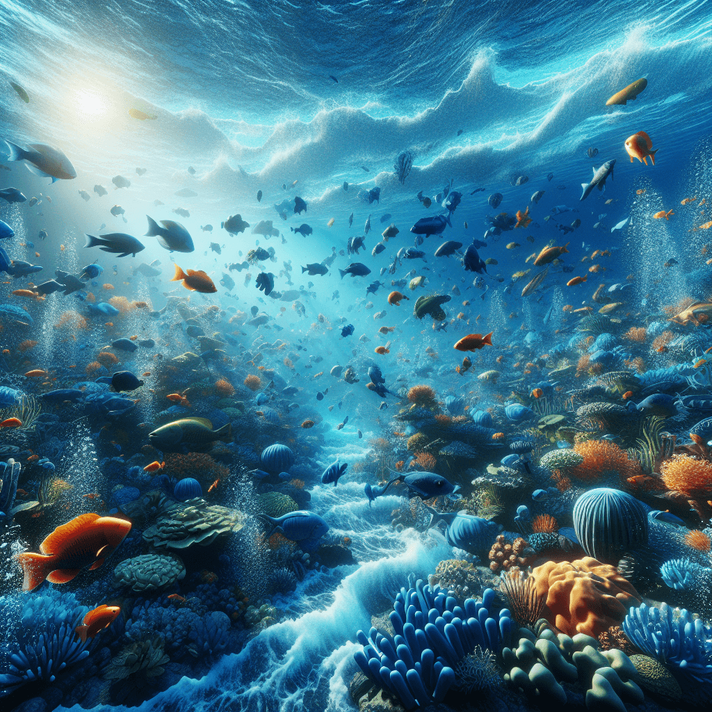 Aquatic Serenity Number Painting